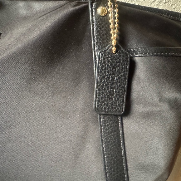 Coach Baby Bag Tote in Black with Gold Hardware - Picture 4 of 6